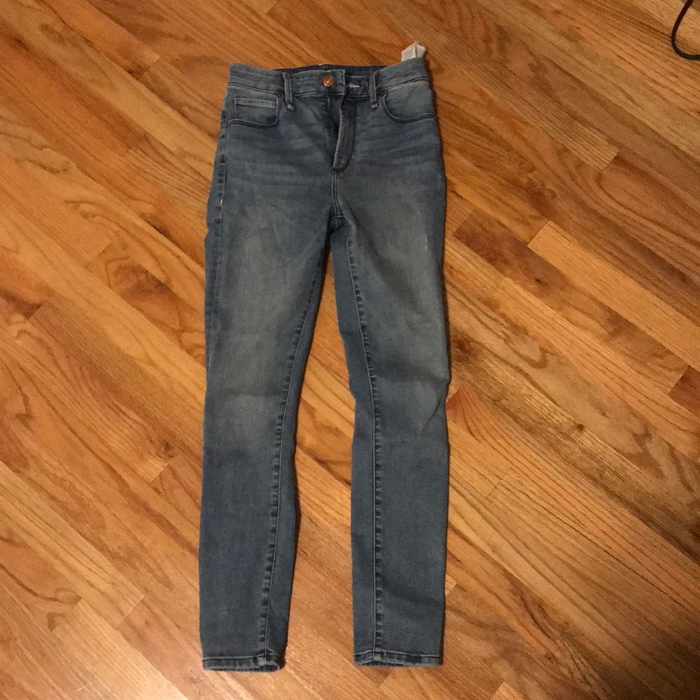 Light Wash Abercrombie Super Skinny Jeans